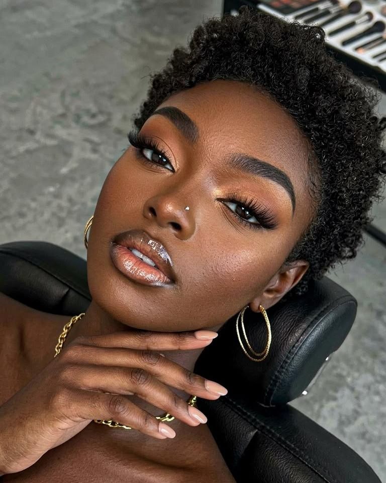 Glam makeup 1